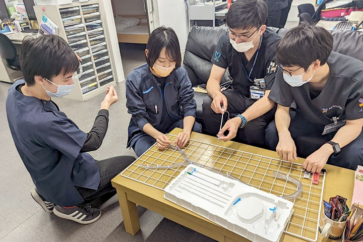 金銅先生・谷川先生の研修風景